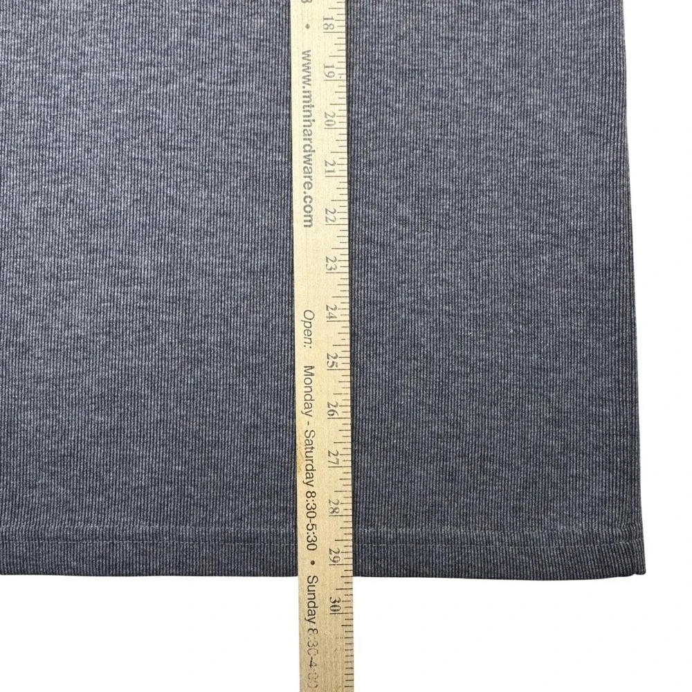 Vintage SOLO SEMORE Men's Gray Ribbed Henley Shirt USA Made Size Large 46